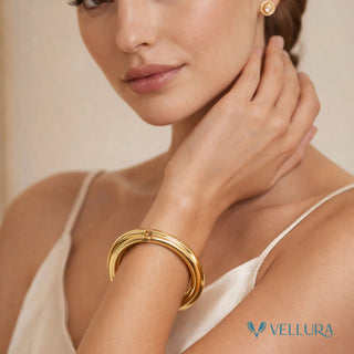Minimal Gold Bangle