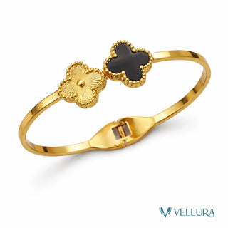 Dual Clover Gold Bracelet