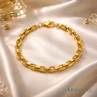 Gold Link Chain Bracelet