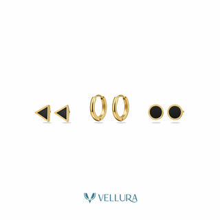 Minimal Earring Combo Set – Studs & Hoops