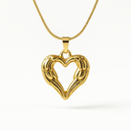 Anti-tarnish 18k Gold plated stainless steel necklace
