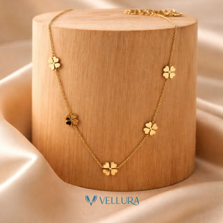 Gold Clover Necklace