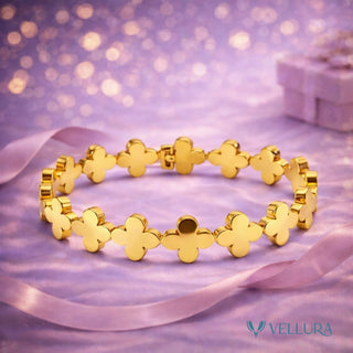 Gold Clover Bracelet