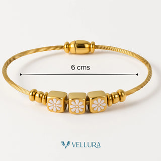 Floral Charm Bracelet