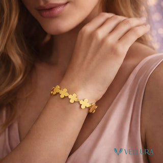Gold Clover Bracelet