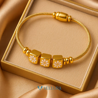 Floral Charm Bracelet