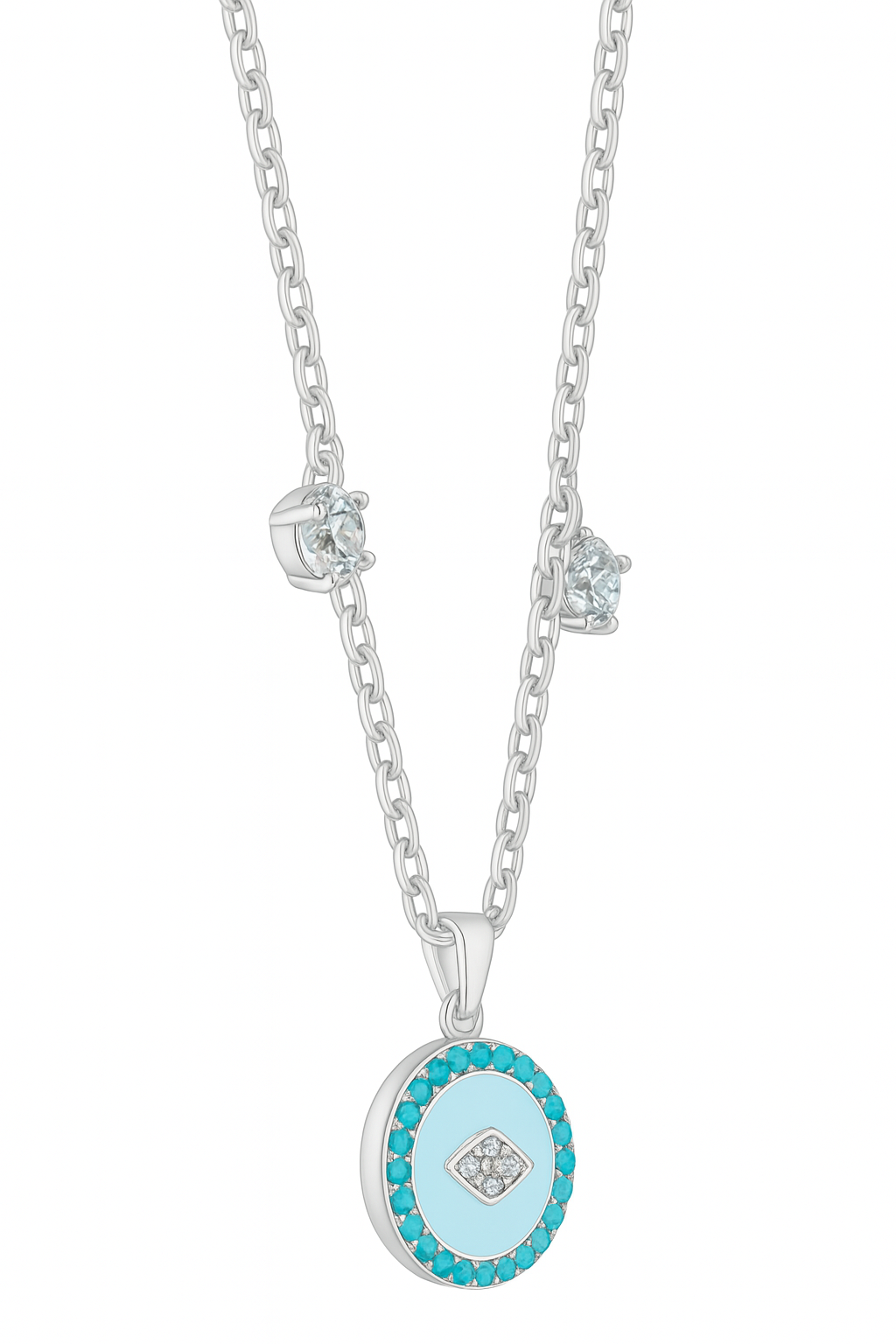 Evil Eye Pendant Necklace Vellura Jewellery