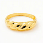 Elegant  Gold Braided Design Bracelet - VelluraJewellery
