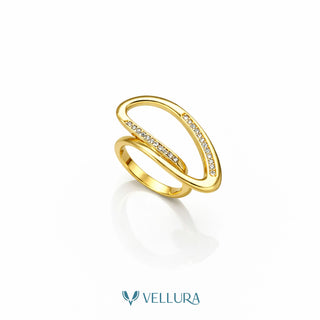 Open Loop Gold Ring