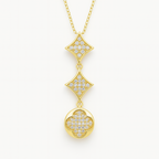 Anti-tarnish 18k Gold plated stainless steel necklace
