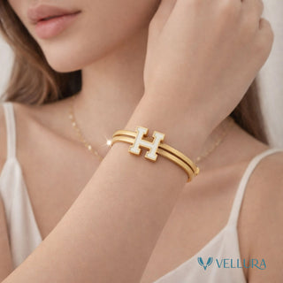 Hermès-Inspired Designer Bangle