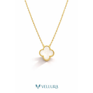White Clover Pendant Necklace