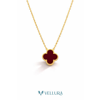 Maroon Clover Pendant