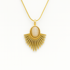 Anti-tarnish 18k Gold plated stainless steel necklace