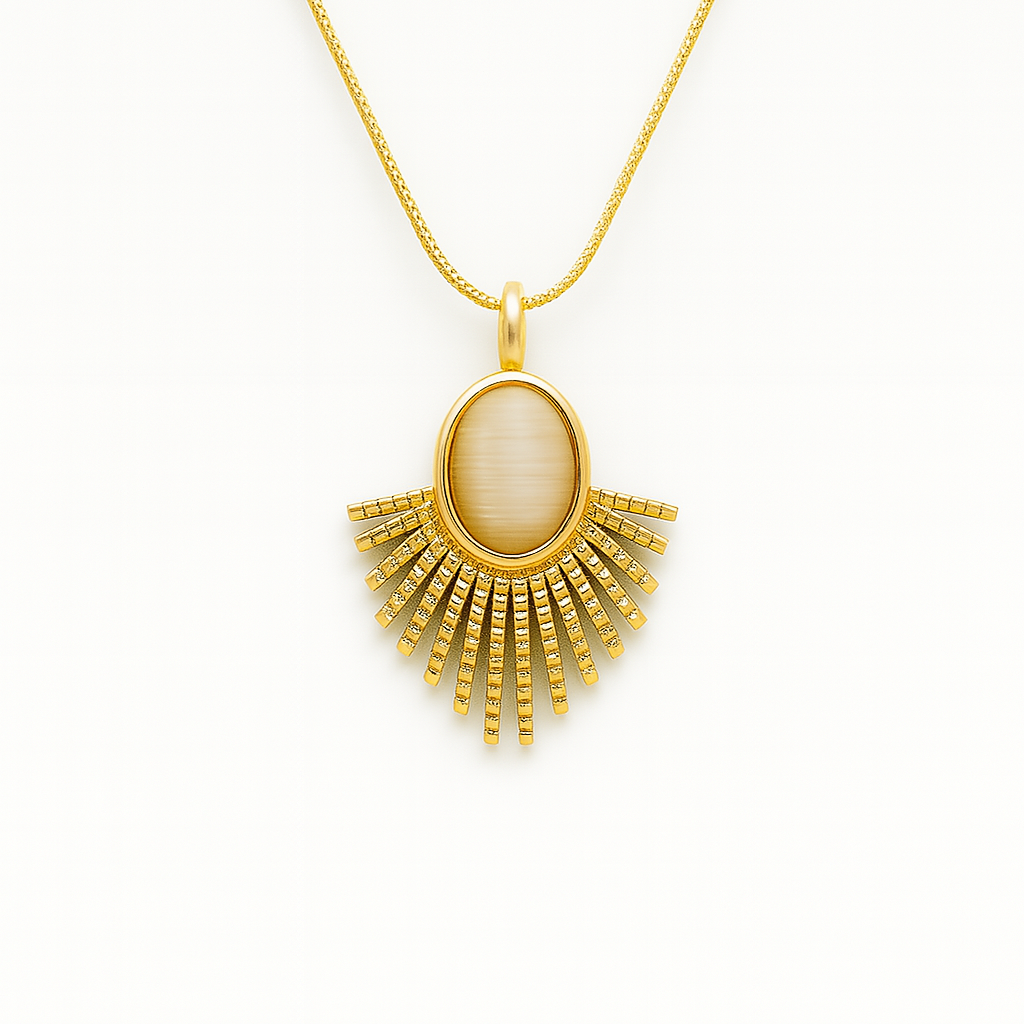 Anti-tarnish 18k Gold plated stainless steel necklace