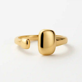 Adjustable Gold Plated Ring - Vellura Jewellery  Rings