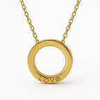 Cartier-Inspired Gold-Tone Stainless Steel Pendant Vellura Jewellery