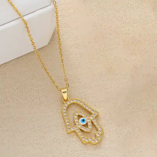 Bohemian Hamsa Pendant