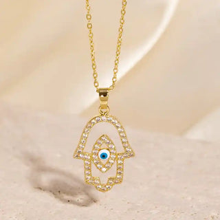 Bohemian Hamsa Pendant