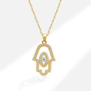 Bohemian Hamsa Pendant