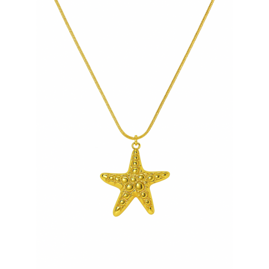 Anti-tarnish 18k Gold plated stainless steel necklace