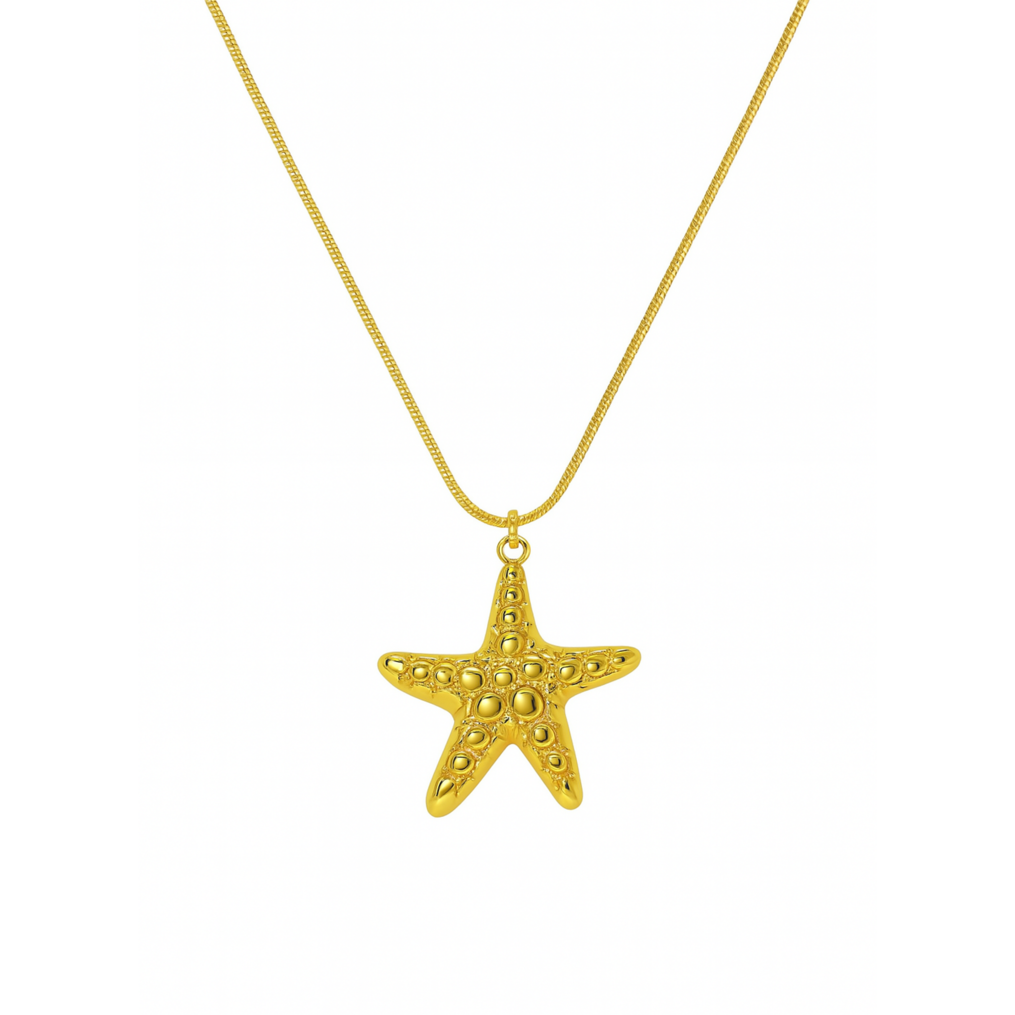 Anti-tarnish 18k Gold plated stainless steel necklace