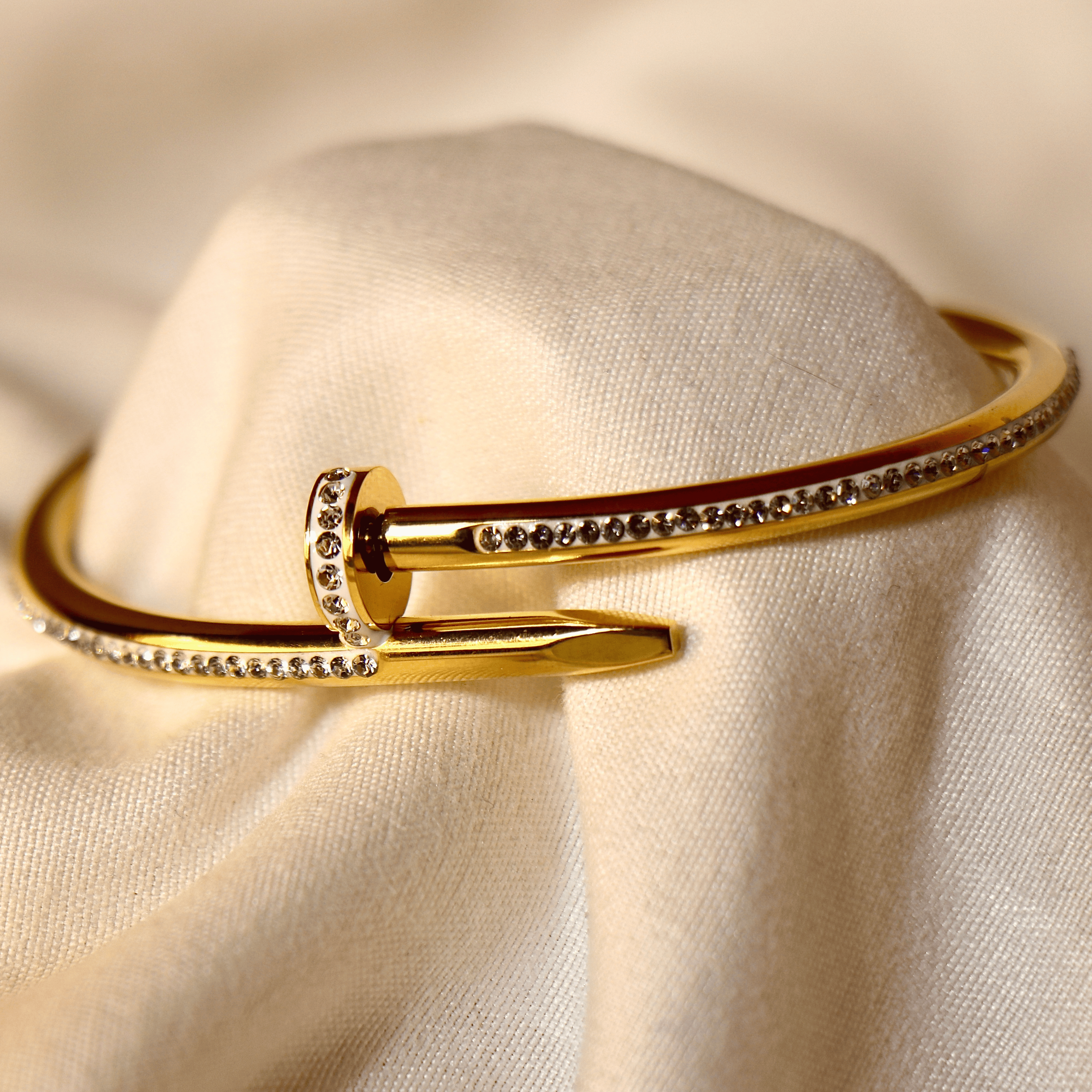 Cartier Juste un Clou Diamond Nail Bracelet in 18K Yellow Gold Vellura Jewellery