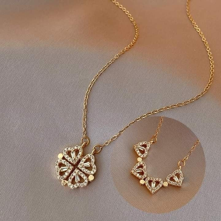 Magnetic Heart Pendant Necklace