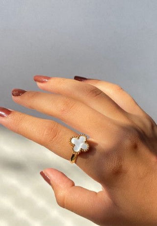 Van Cleef-Inspired Clover Ring