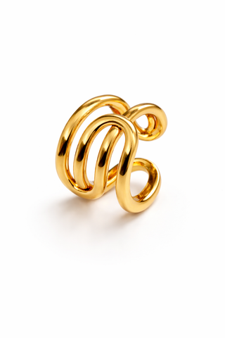 Gold Loop Statement Ring