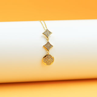 Anti-tarnish 18k Gold plated stainless steel necklace