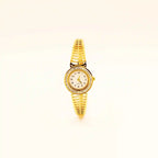 Elegant Gold-Plated Women’s Anti-Tarnish Quartz Watch with Crystal Accents - Vellura Jewellery  