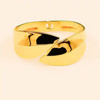 Elegant Wide Cuff Gold Bracelet - VelluraJewellery