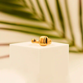 Adjustable Gold Plated Ring - Vellura Jewellery  Rings
