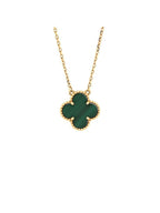 Green Clover Necklace Set – Demi Fine Necklace, Ring, Bracelet & Earrings